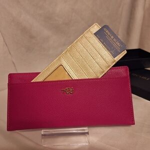 ABS RFID Safe Pink wallet with removable card case New in Box